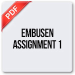 Embusen Assignment 1